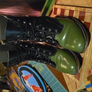 Laredo Leather Lace-up Roper Boots